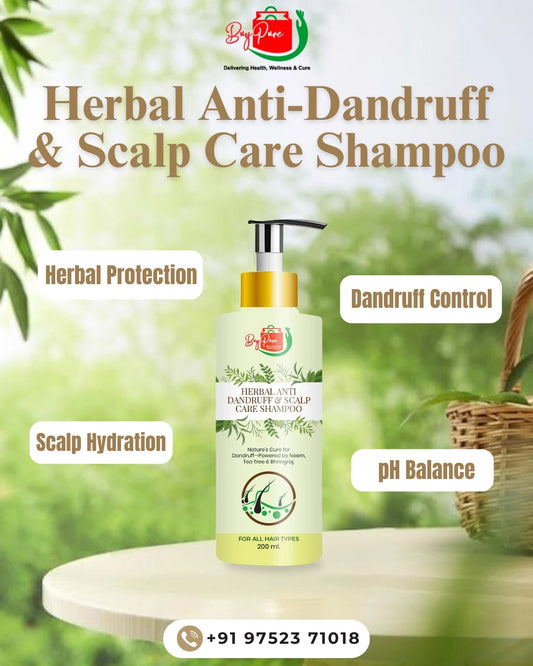 BuyPure Herbal Anti Dandruff & Scalp Care Shampoo