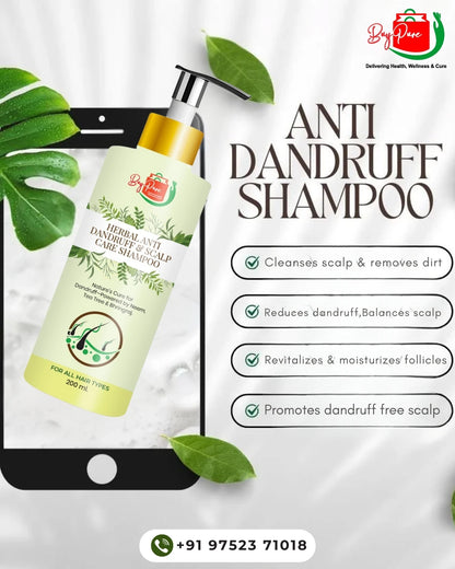 BuyPure Herbal Anti Dandruff & Scalp Care Shampoo
