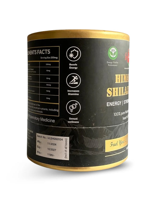 Himalayan Shilajit Gold Resin, 20 g | Energy | Strength | Immunity | Fuel Your Life with Shilajit Gold | 100% Pure Natural Resin From the heart of Himalaya